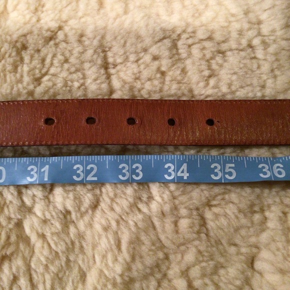 Vintage Hartnell alligator pattern brown leather belt - Picture 11 of 13